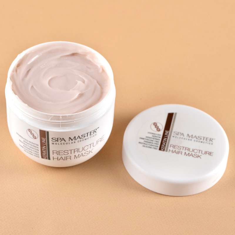 Маска Spa Master Prof KERATIN LINE реструктуруюча з кератином 128 SM 500 мл.