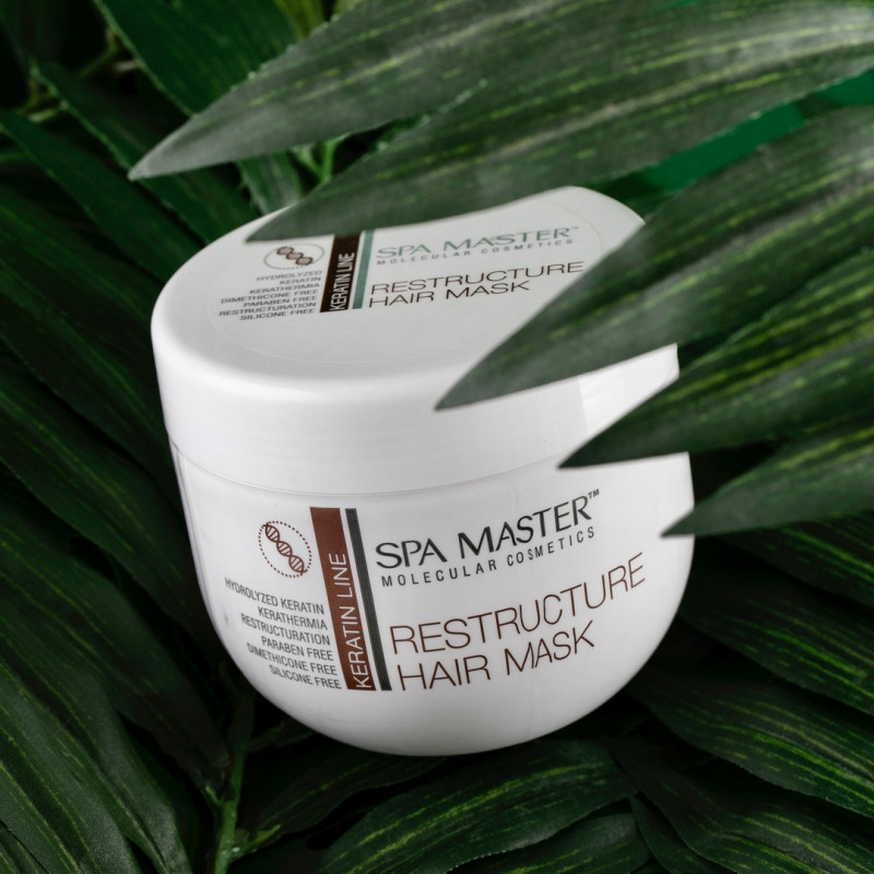Маска Spa Master Prof KERATIN LINE реструктуруюча з кератином 128 SM 500 мл.