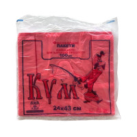 Пакеты майка No 24*43, Кум 100 шт.*50