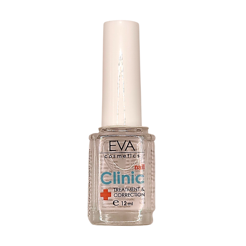Лак для нігтів Eva Cosmetics Nail Clinic експрес сушіння + закріплювач 2 в 1 12 мл