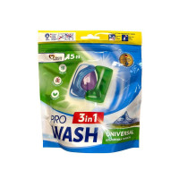 Капсулі для прання PRO WASH Альпійська свіжість 15 шт 2222