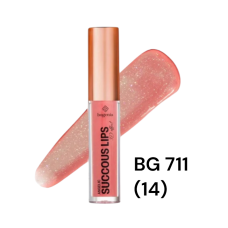 Блиск для губ Bogenia BG 711 Succous Lips Angelic 3D effect 014 Flirty