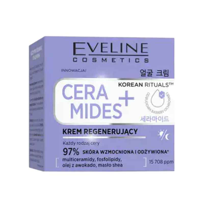 Крем для обличчя Eveline Cosmetics Korean Rituals Ceramides + Відновлюючий 50 мл.