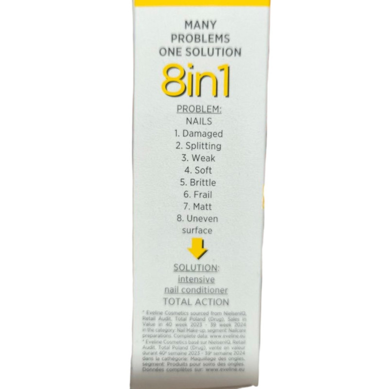 Засіб для нігтів EVELINE NAIL THERAPY Professional SILVER SHINE зміцнюючий 12 мл 5704/1873