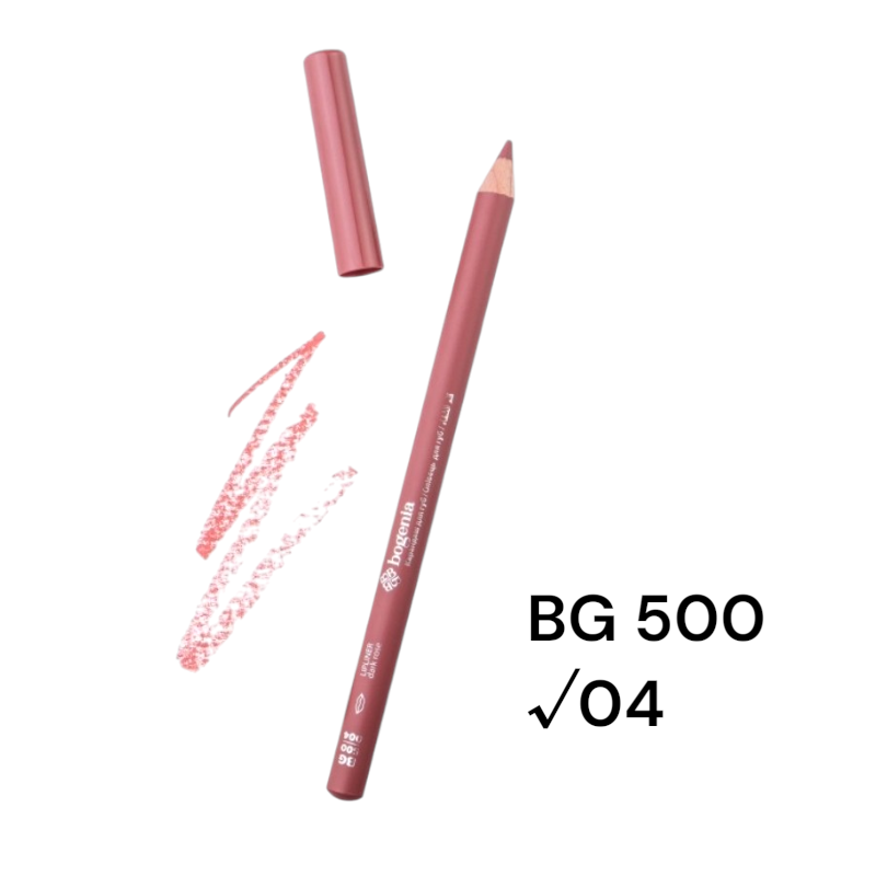 Олівець для губ Bogenia BG 500 004 Dark Rose