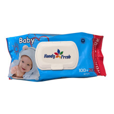 Вологі серветки Handy Fresh Baby клапан 100+20 шт.