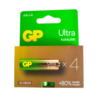 Батарейка GP LR6 ALKALINE ULTRA B4 4 шт. 7357