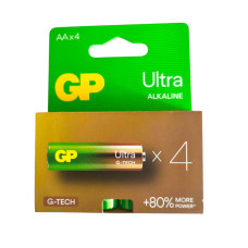 Батарейка GP LR6 ALKALINE ULTRA B4 4 шт. 7357