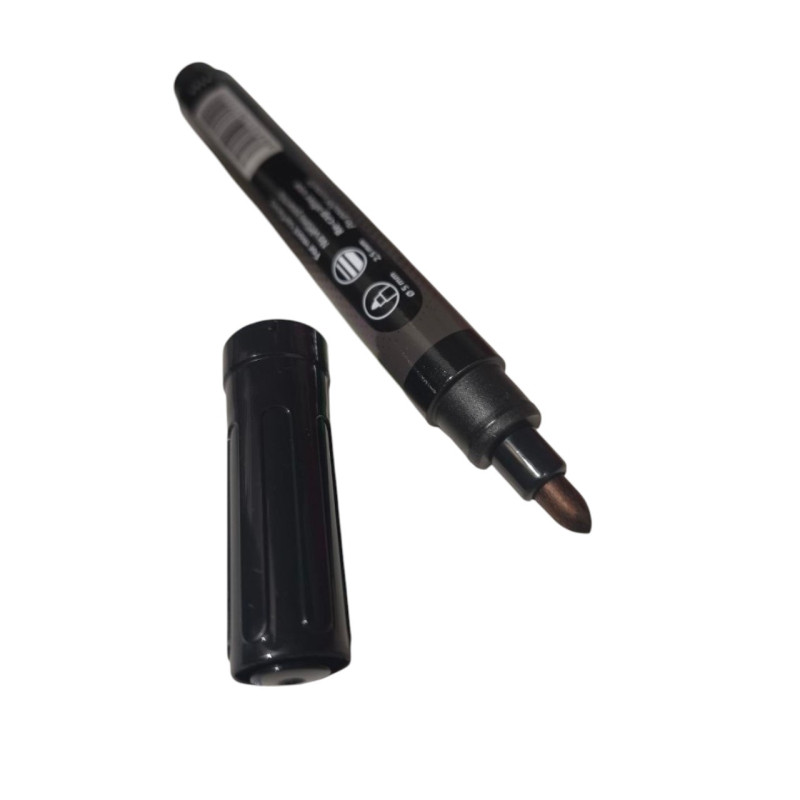 Маркер Centropen 8566/01 чорний круглий 2,5 мм. 10 шт. 6949