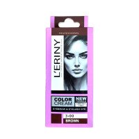Крем-фарба для брів і вій L'ERINY 3.00 Коричневий 15 мл 8026