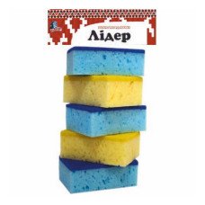 Губки кухонные Лидер 5шт. Мойдодыр