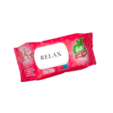 Влажные салфетки Relax Baby Яблоко клапан 120 шт. Акция