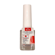 Лак для нігтів Eva Cosmetics Nail Clinic експрес сушіння + закріплювач 2 в 1 12 мл