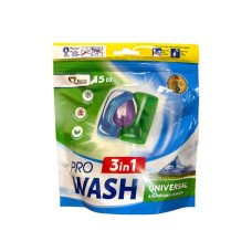 Капсулі для прання PRO WASH Альпійська свіжість 15 шт 2222