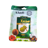 Хна Индийская красящая Khadi премиум сорт с аюрведическими травами и аргановым маслом 25 г