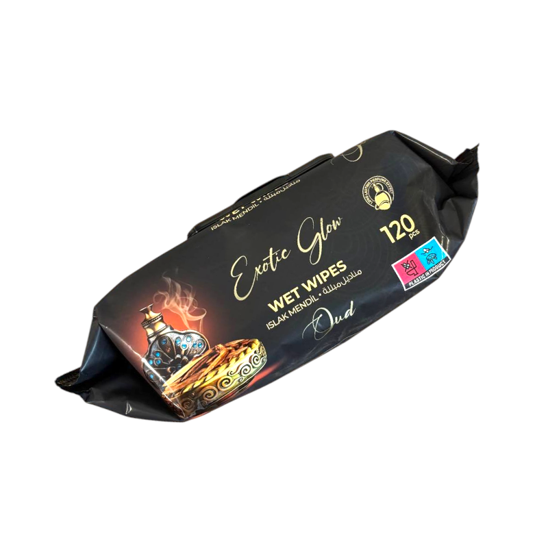 Вологі серветки HUGVA Exotic Glow old 120 шт.