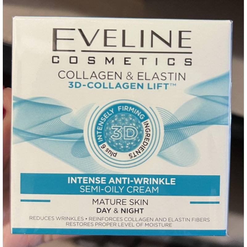 Крем для лица EVELINE COLLAGEN & ELASTIN для зрелой кожи, жирный 50 мл 2272