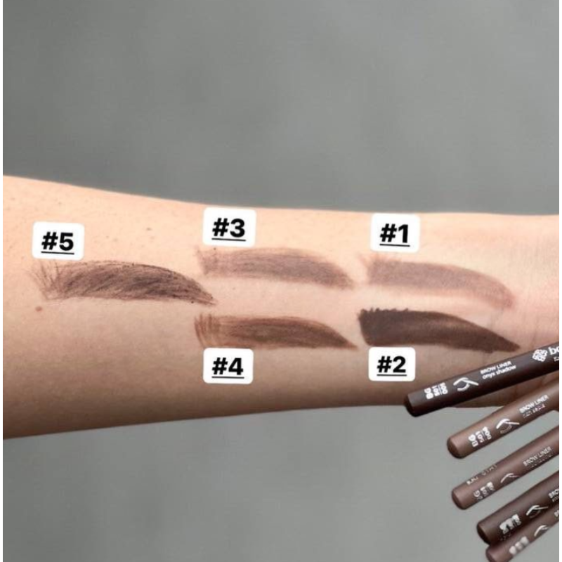 Олівець для брів Bogenia BG 501 002 Smoky Topaz