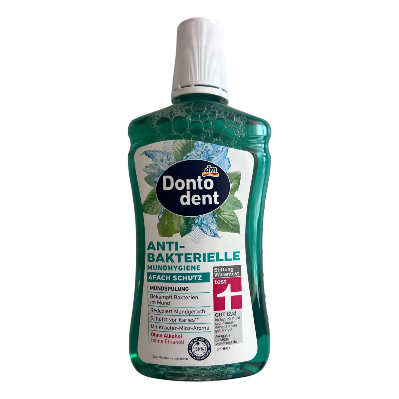 Ополаскиватель для рта Dontodent Anti-Bakterielle Mundhygiene 500 мл.