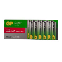 Батарейка GP LR3 AAA Super Alkaline P12 12 шт. 8613