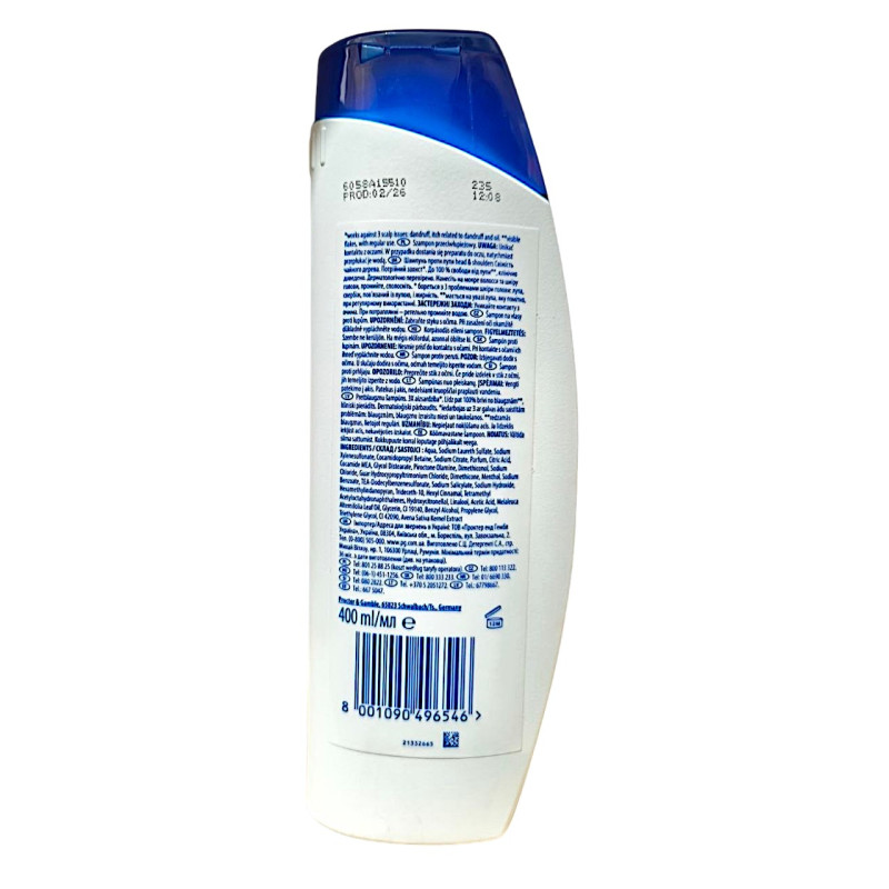 Шампунь проти лупи Head &Shoulders Свіжість чайного дерева 400 мл.